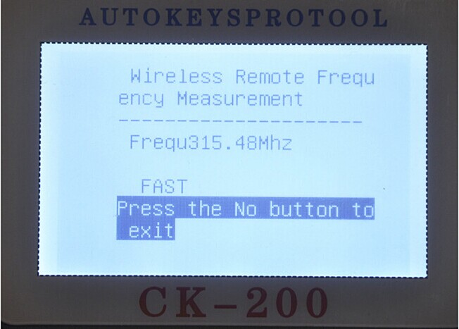 Wyświetlacz programatora klawiszy CK-200 - 4