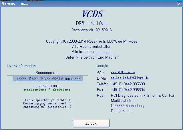 Oprogramowanie kabla diagnostycznego VAG 14.10.2 VAG-5