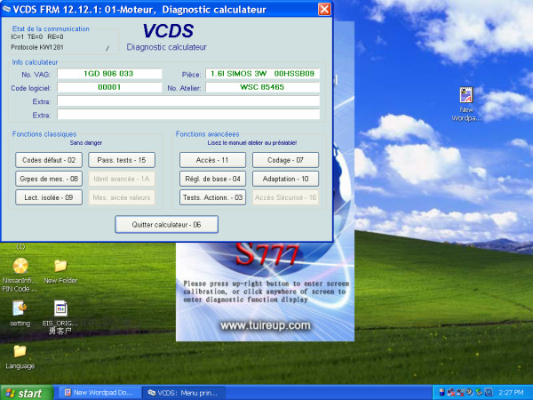 Oprogramowanie VAGCOM V12.12-3