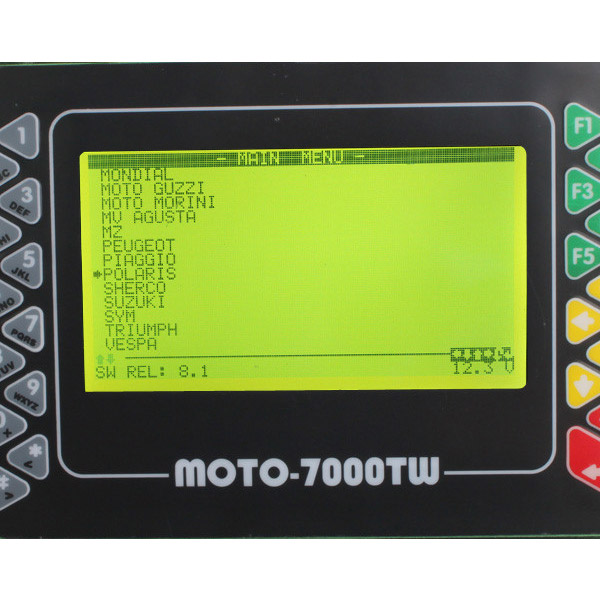 Moto 7000TW Universal Scanner Software Display 3