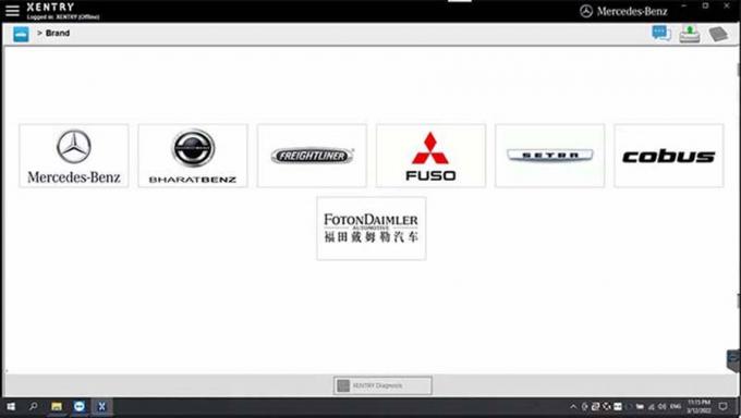 Mitsubishi Fuso C5 Connect Diagnostyczny zestaw WIFI SD Connect C5 Diagnostyczny zestaw 0