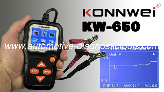 Dobra cena. KONNWEI KW650 Badany akumulator 6V-12V Badany akumulator samochodowy w Internecie