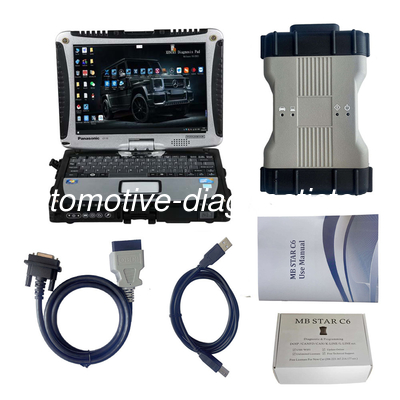 Dobra cena. MB SD Connect C6 DOIP Mercedes C6 Diagnoza VCI Plus Panasonic CF19 I5 4GB 512G SSD Laptop w Internecie