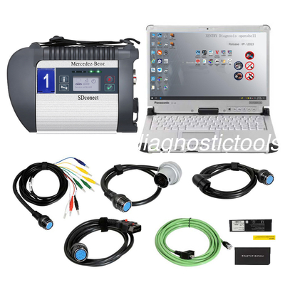 Dobra cena. V2024.10 MB SD Connect C4 DoIP Mercedes Star Diagnostic Tool Plus Panasonic CF C2 Laptop w Internecie