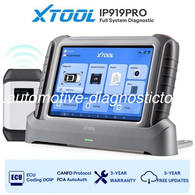 Dobra cena. XTOOL InPlus IP919 Bezprzewodowe narzędzie diagnostyczne XTOOL z kodowaniem ECU, usługa 42+, FCA AutoAuth, mapa topologiczna w Internecie