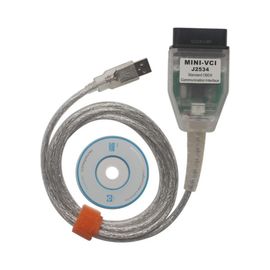 Dobra cena. MINI VCI V10.30.029 Motoryzacyjne narzędzia diagnostyczne Pojedynczy kabel do Toyota Support Toyota TIS w Internecie