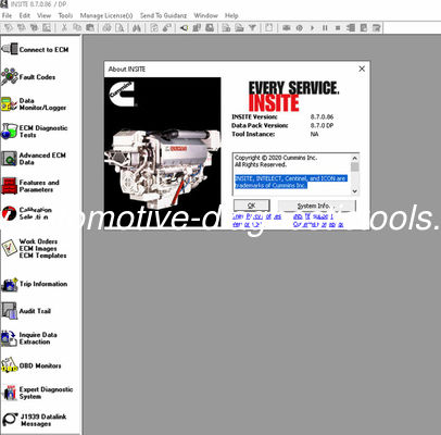 Dobra cena. Cu-mmins INSITE 8.7 Oprogramowanie 8.7 Pro Version w Internecie