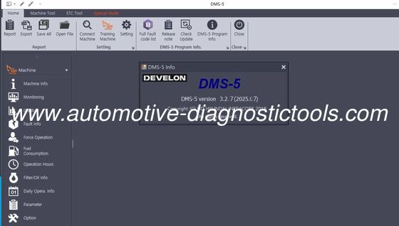 Dobra cena. Doosan (Develon) DMS 5 -3.2.8 Oprogramowanie diagnostyczne w Internecie